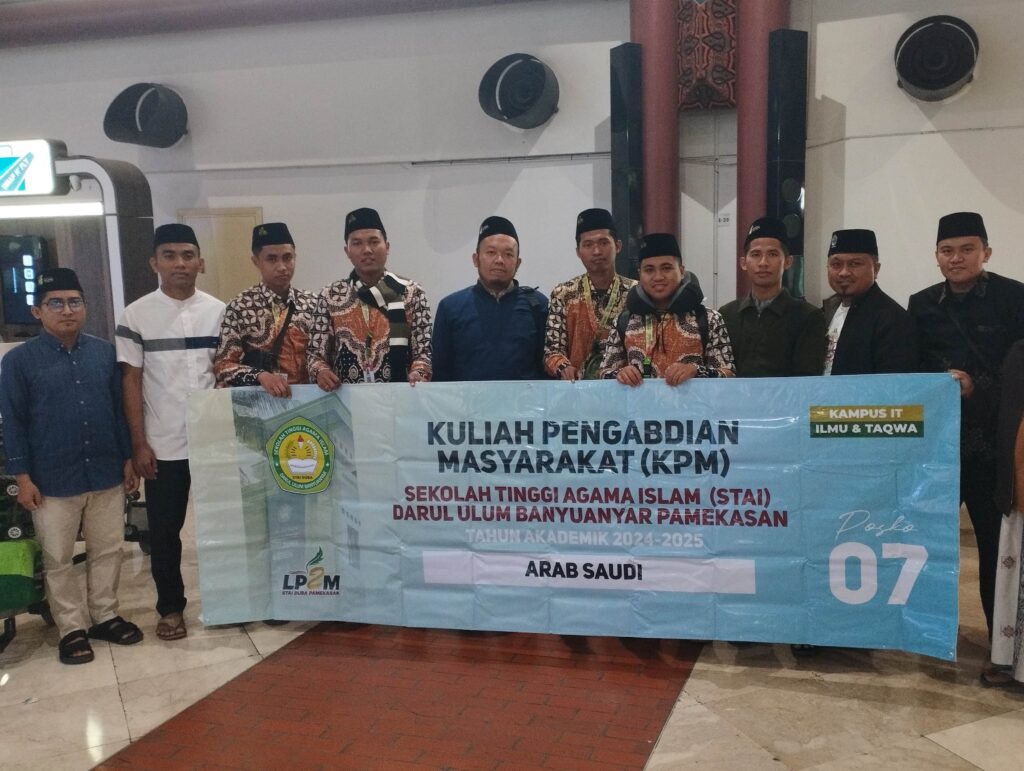 LP2M STAI DUBA Berangkatkan Empat Mahasiswa KPM Internasional ke Arab Saudi